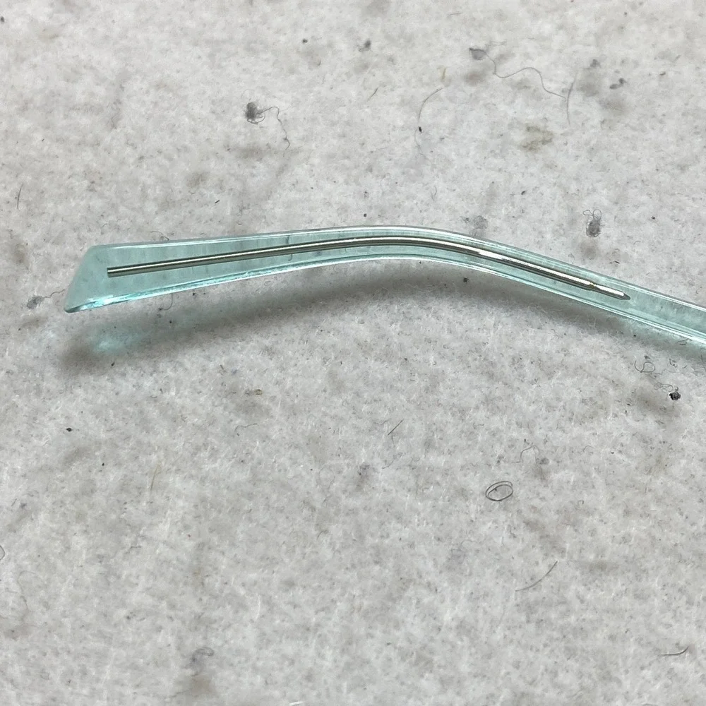 Puma PJ0049OCOS Eyeglasses Kids Clear Teal  Rectangular Frames 49-16-135
